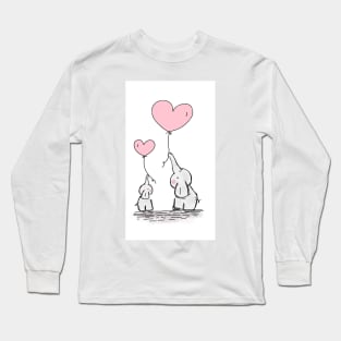 elephants Long Sleeve T-Shirt